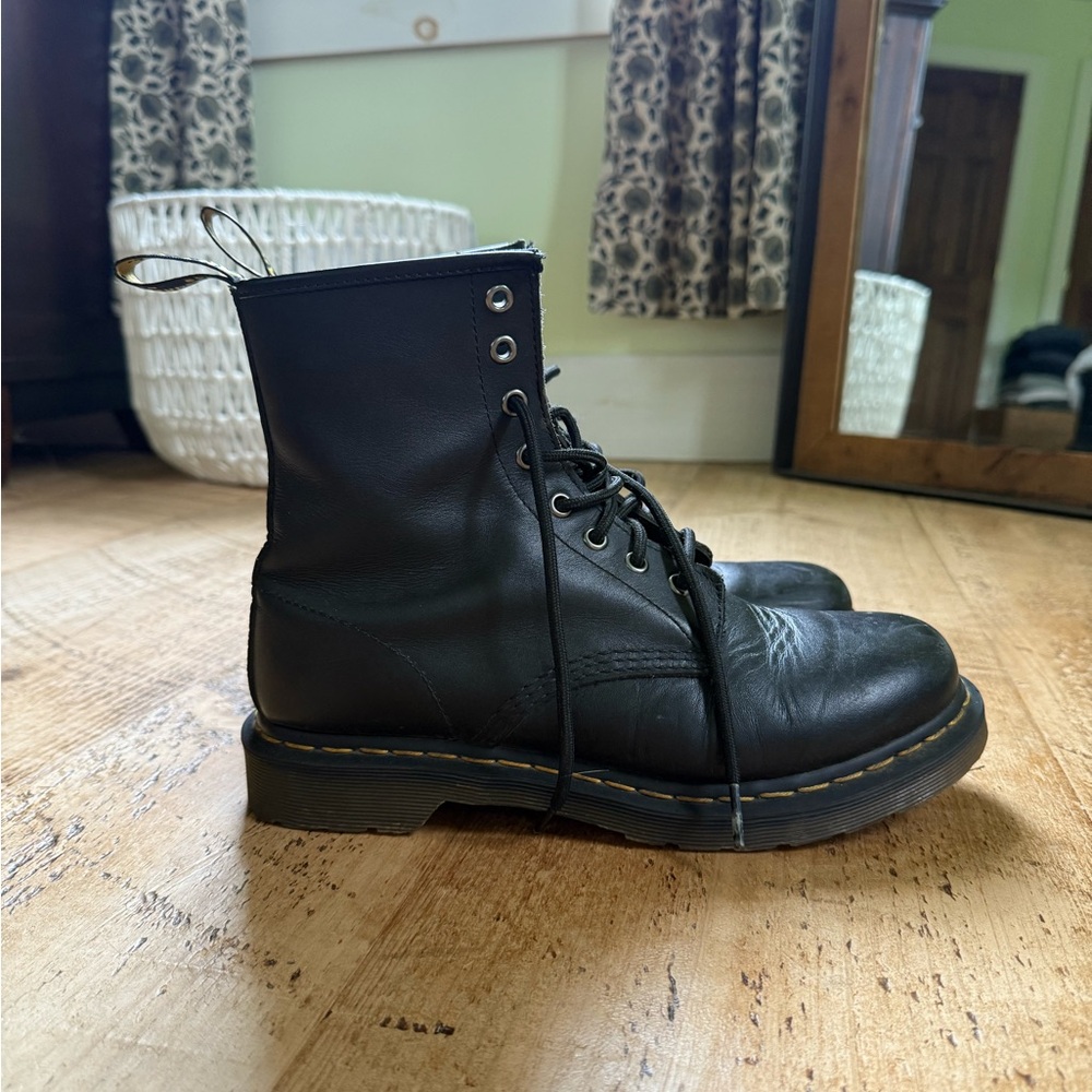 Dr. Martens 1460 Smooth Leather Lace Up Boots